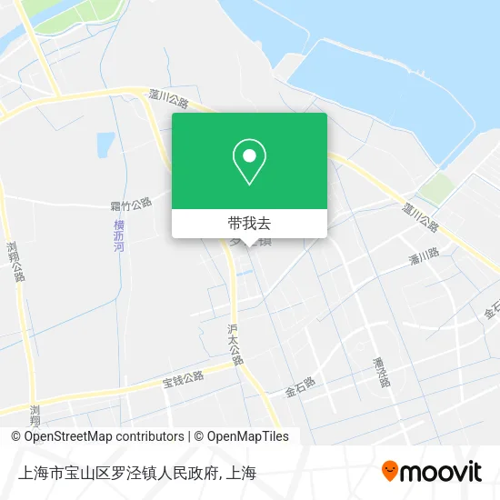 上海市宝山区罗泾镇人民政府地图