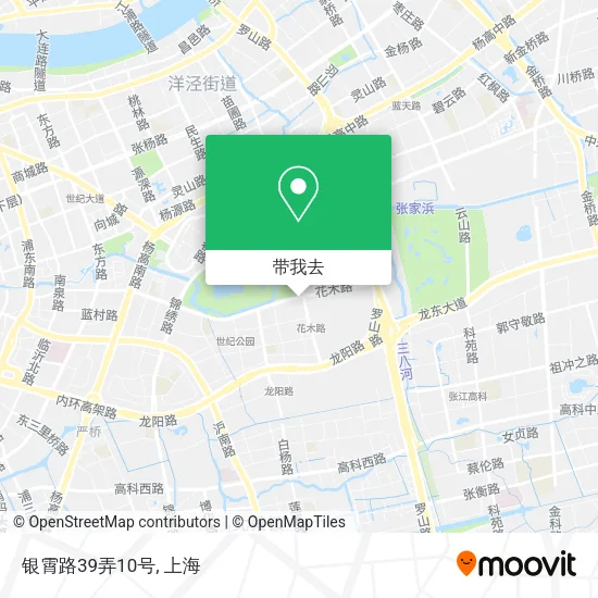银霄路39弄10号地图