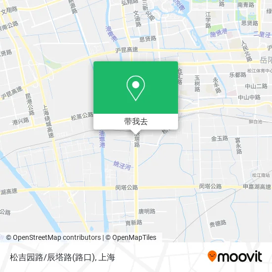 松吉园路/辰塔路(路口)地图