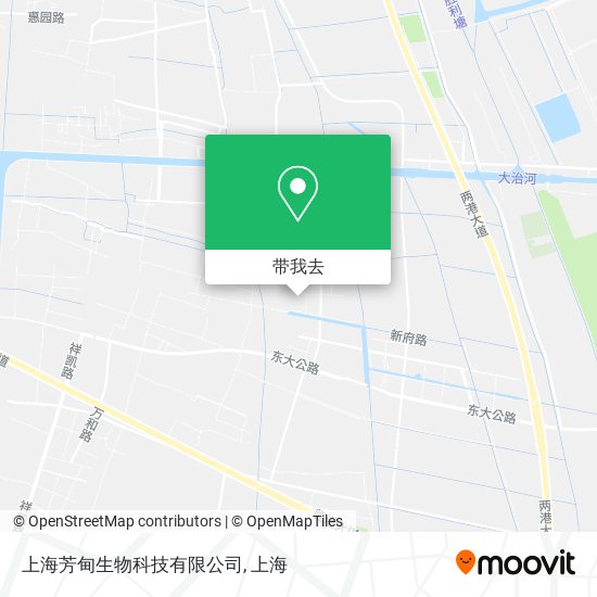上海芳甸生物科技有限公司地图