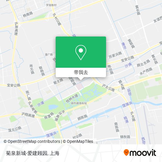 菊泉新城-爱建顾园地图