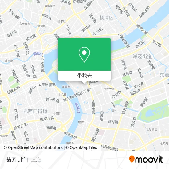 菊园-北门地图