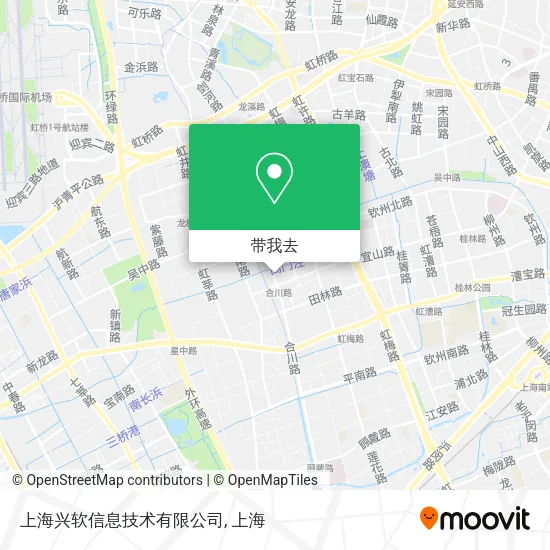 上海兴软信息技术有限公司地图