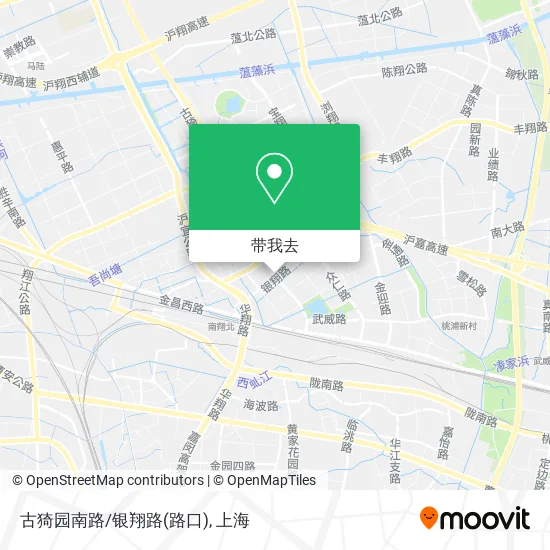 古猗园南路/银翔路(路口)地图