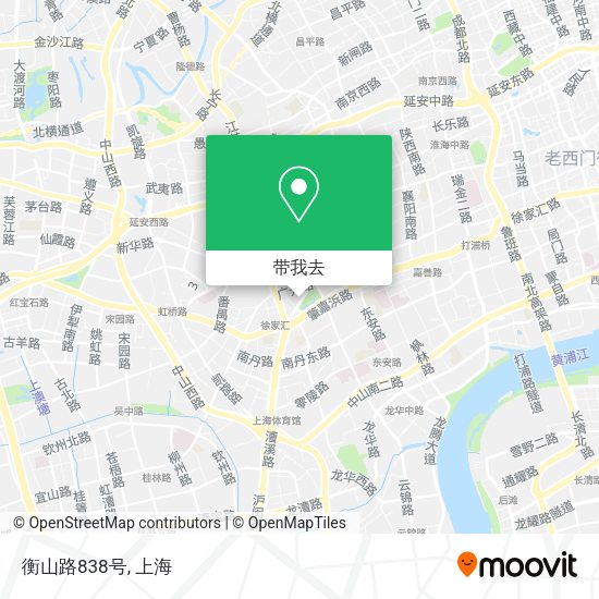 衡山路838号地图