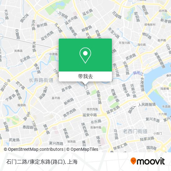 石门二路/康定东路(路口)地图