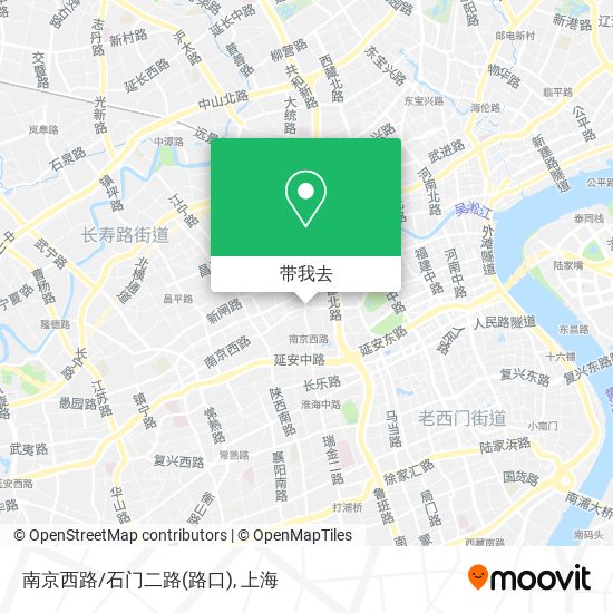 南京西路/石门二路(路口)地图