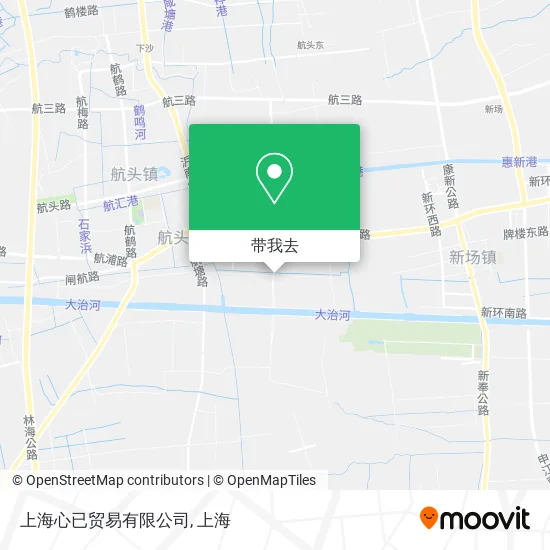 上海心已贸易有限公司地图