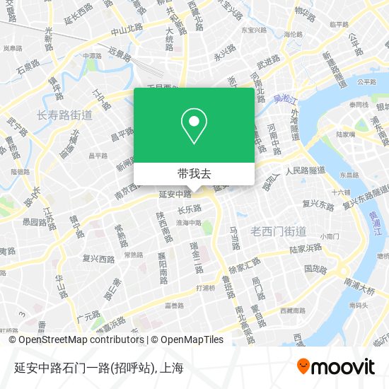 延安中路石门一路(招呼站)地图