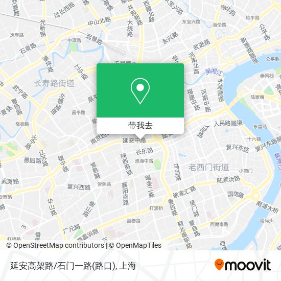 延安高架路/石门一路(路口)地图