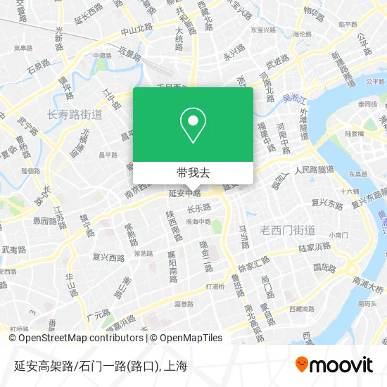 延安高架路/石门一路(路口)地图