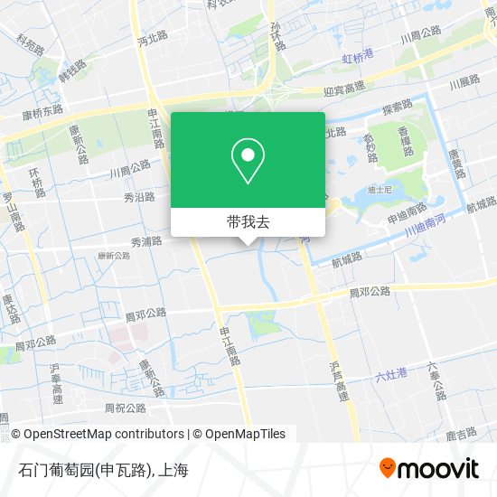 石门葡萄园(申瓦路)地图