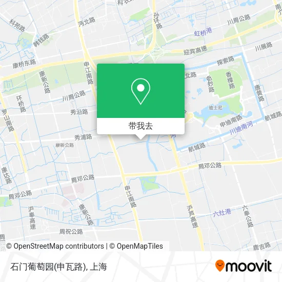 石门葡萄园(申瓦路)地图