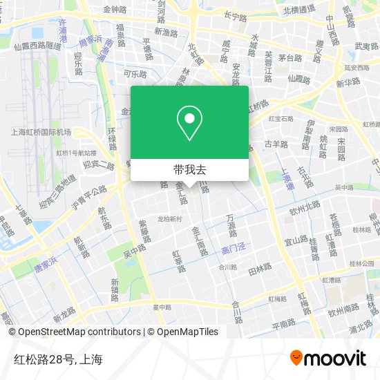 红松路28号地图