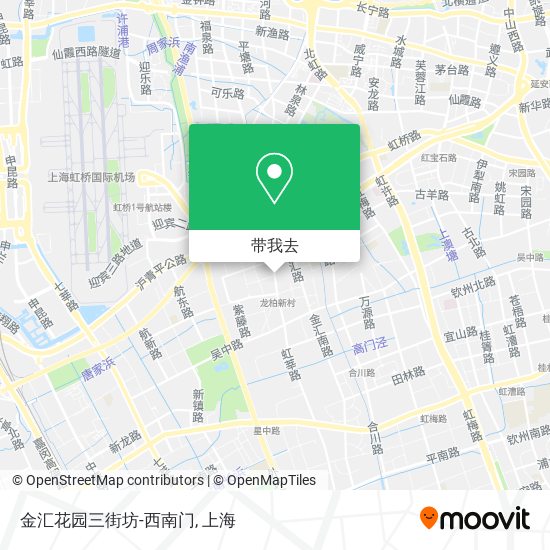 金汇花园三街坊-西南门地图