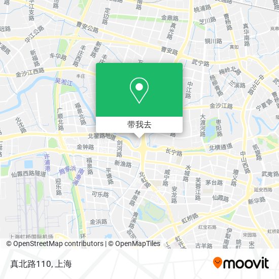 真北路110地图