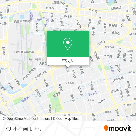 虹井小区-南门地图
