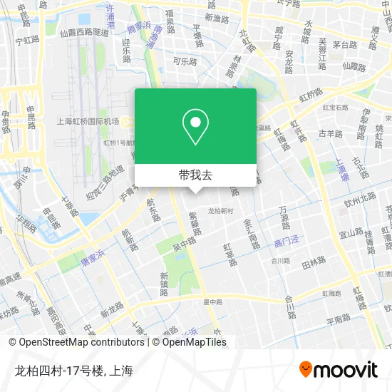 龙柏四村-17号楼地图