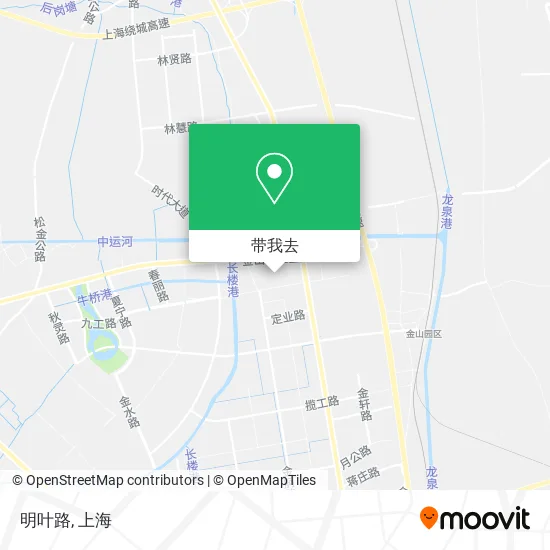 明叶路地图