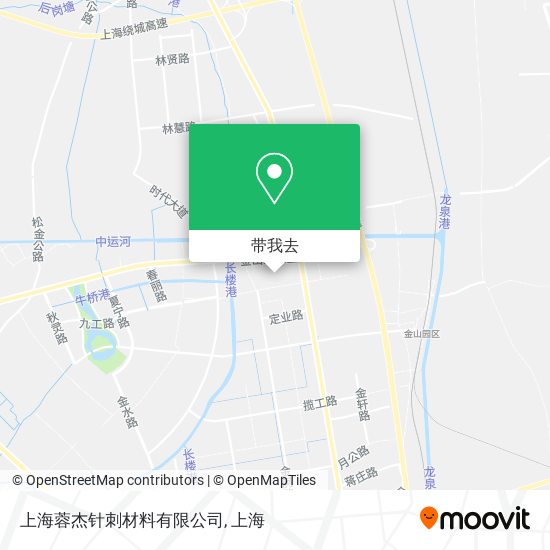 上海蓉杰针刺材料有限公司地图