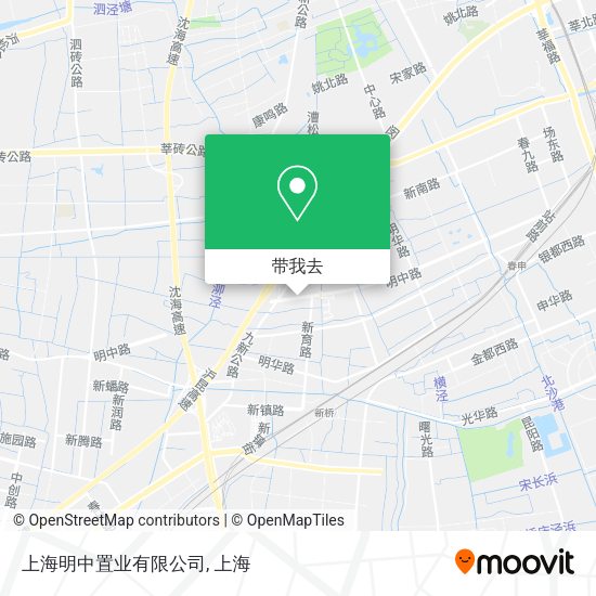 上海明中置业有限公司地图