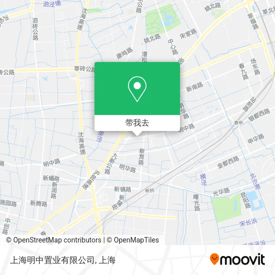 上海明中置业有限公司地图