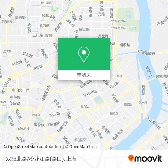 双阳北路/松花江路(路口)地图