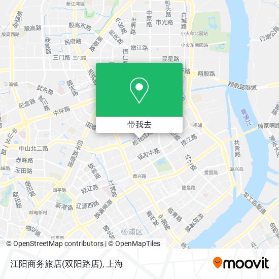江阳商务旅店(双阳路店)地图