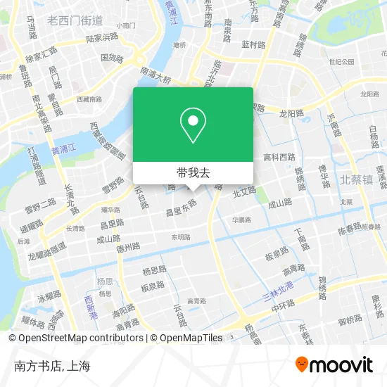 南方书店地图