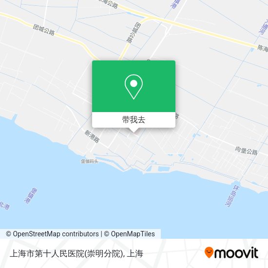 上海市第十人民医院(崇明分院)地图