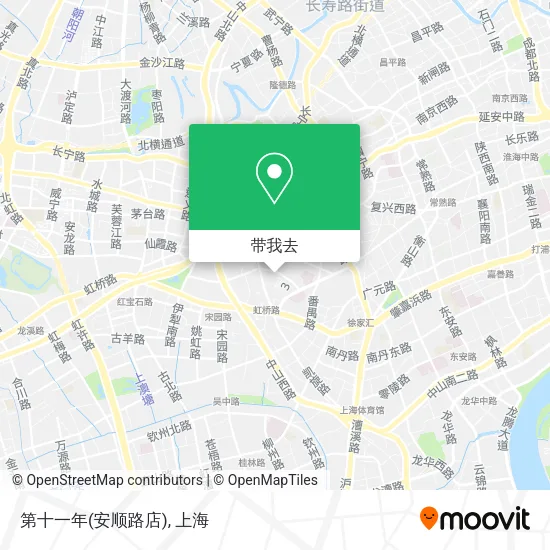 第十一年(安顺路店)地图