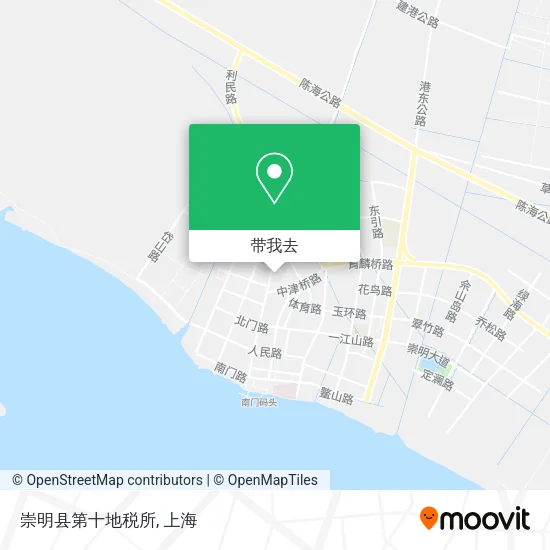 崇明县第十地税所地图