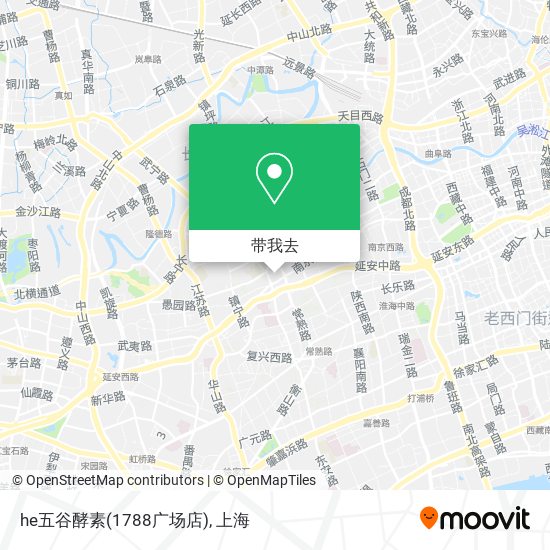 he五谷酵素(1788广场店)地图