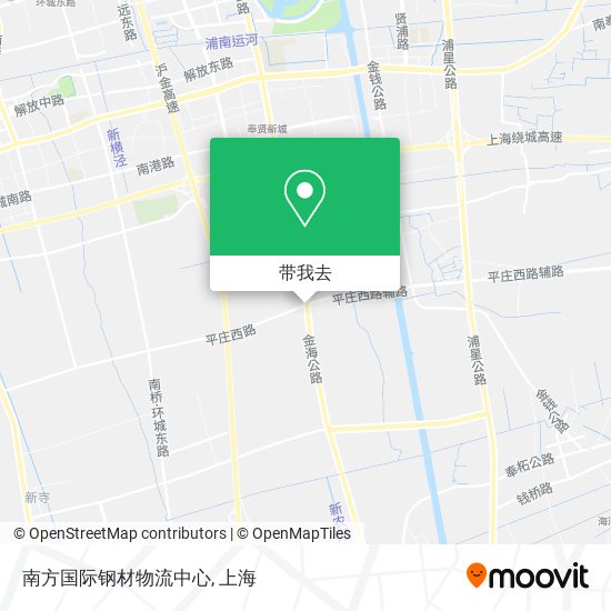 南方国际钢材物流中心地图
