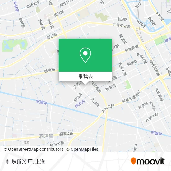 虹珠服装厂地图