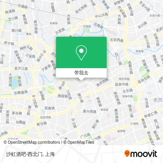 沙虹酒吧-西北门地图