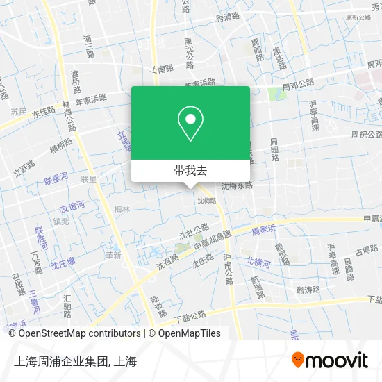 上海周浦企业集团地图