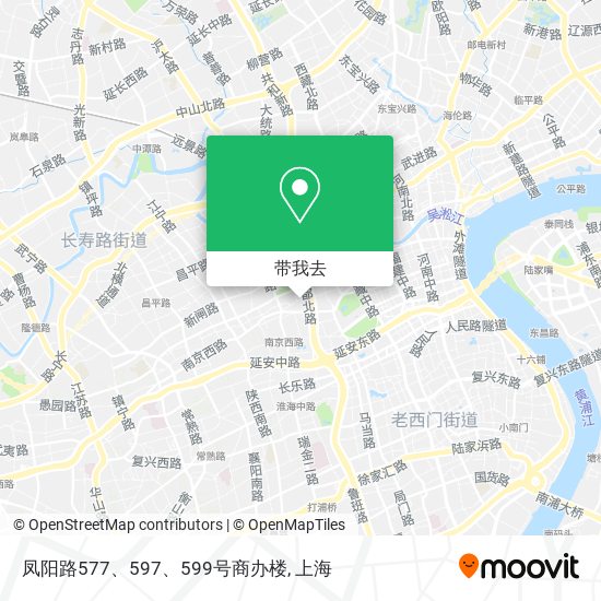 凤阳路577、597、599号商办楼地图