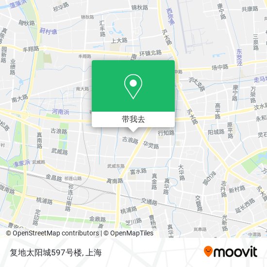 复地太阳城597号楼地图