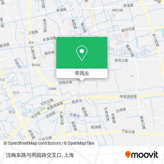 沈梅东路与周园路交叉口地图