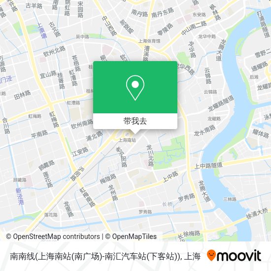 南南线(上海南站(南广场)-南汇汽车站(下客站))地图