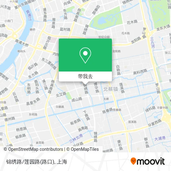 锦绣路/莲园路(路口)地图