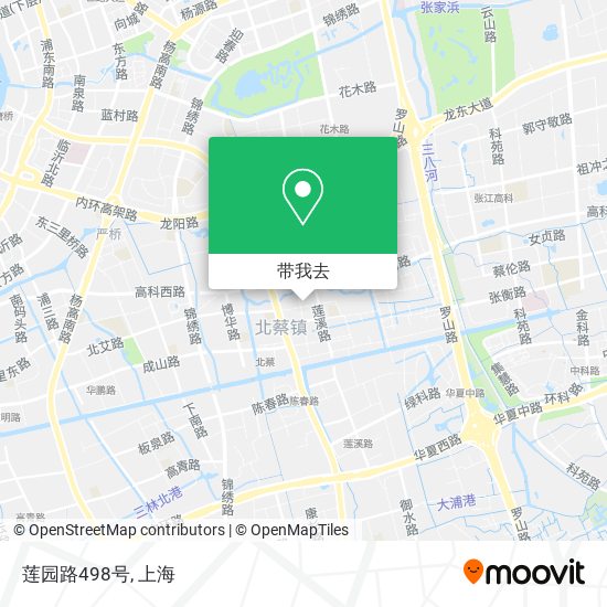 莲园路498号地图
