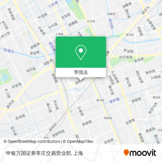 申银万国证券莘庄交易营业部地图