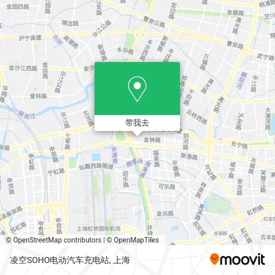 凌空SOHO电动汽车充电站地图