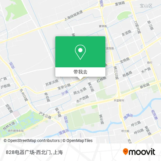 828电器广场-西北门地图
