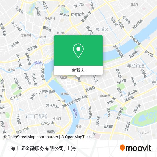上海上证金融服务有限公司地图