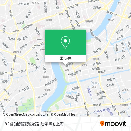 82路(通耀路耀龙路-陆家嘴)地图