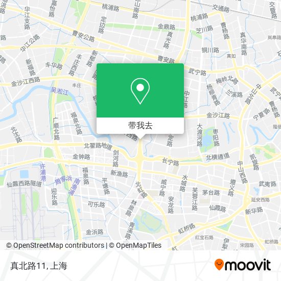 真北路11地图