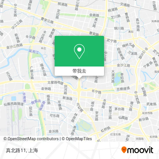 真北路11地图